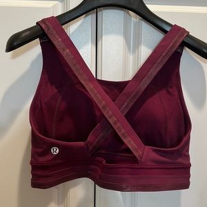 Lululemon Sports bra - burgundy